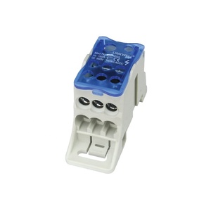 Conector de cable eléctrico de carril Din, tornillo de 125A, fácil fijación, bloques de terminales de distribución montados en riel con CE - Product Image 3