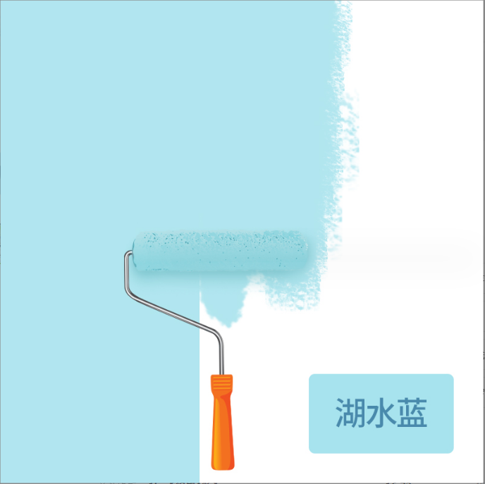 Eau du lac bleu