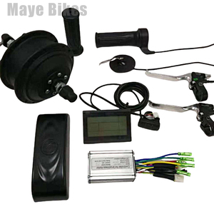 عدة تحويل دراجة كهربائية بقوة 36 فولت للدراجة الكهربائية محور العجلة الخلفية بمحرك قوة 250 واط/350 واط مقاس 20 بوصة للدراجة الأمامية والعجلة الأمامية من نوع محرك الدفع الأمامي