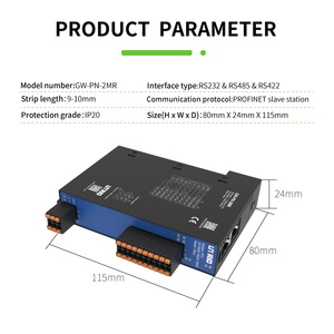 Protocol Gateway PROFINET to RS485/RS232/RS422 Modbus RTU Protocol <strong>Converter</strong> Module Data <strong>Converter</strong>