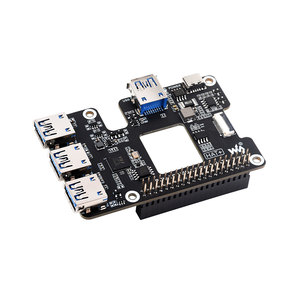 Ahududu Pi 5 PCIe USB 3.2 Gen1 genişleme kartı PI5 adanmış adaptör panosu 4 Onboard USB portları sürücü ücretsiz tak ve çalıştır