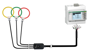 40mA Salida de CA Transductor de corriente flexible Integrador incorporado trifásico Sensor de abrazadera de bobina Rogowski - Product Image 2