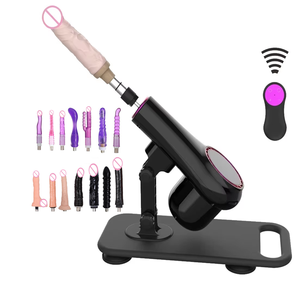 Uzaktan kumandalı otomatik sokma seks makinesi 8 ekleri dahil kadın mastürbasyon cihazı için yumuşak Dildos - Product Image 1