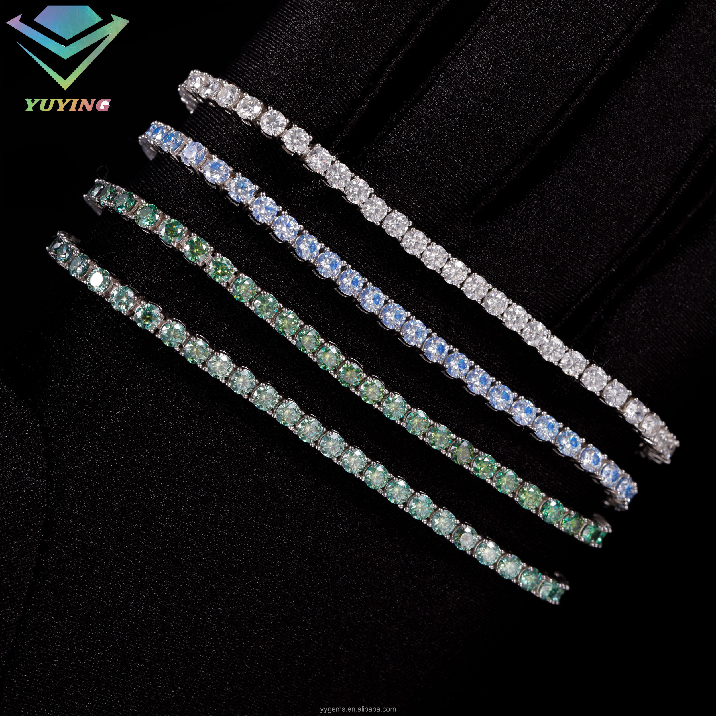 3MM L-มอยซาไนต์สีเขียว
