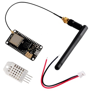 868MHz-915MHz LoRa32u4 II Temperatur-Feuchtigkeitssensor-Kit LoRa-Modul mit Antenne und DHT22-Temperatursensor für Arduino