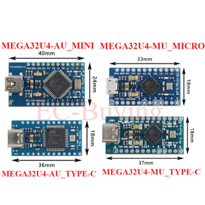 Pro Micro Development Board ATMEGA32U4 Microcontroller Development Board <strong>Module</strong> Mini/Micro/TYPE-C <strong>Interface</strong> for Leonardo - Product Image 6