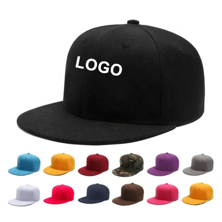 फैक्टरी कस्टम कढ़ाई 6 पैनल स्ट्रीट शैली हिप हॉप टोपी स्नैपबैक लोकप्रिय टोपी