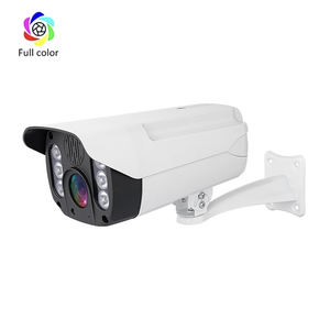24/7 colorful night vision CCTV security IP bullet camera audio bidirezionale H.265 + 2.8mm obiettivo fisso HD 4MP videocamera di sorveglianza - Product Image 1