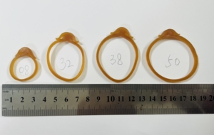 耐用热卖异型锚橡皮筋棕色钩型橡皮筋