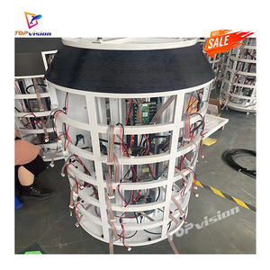Il Design creativo del pannello di scorrimento dei Graffiti con motivo a colori TOPvision può schermare la flessibilità della bottiglia per bevande Display a Led - Product Image 3