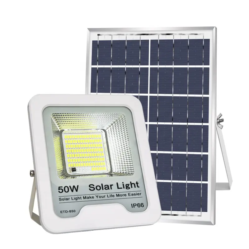 निर्माता मूल्य सूची बाहरी नेतृत्व वाले पावर पैनल लैंप सौर बाढ़ लाइट 50w 300w ip66 सौर लैंप