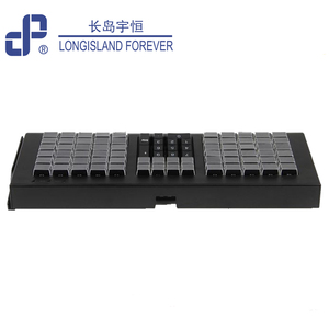 LIF KB81 81-клавишная программируемая клавиатура POS с считывателем магнитных карт PS/2 порта - Product Image 4