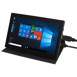 7-Zoll-Port-Display 1024*600 IPS-Touchscreen mit Leder halterung Shell Mini HDMI-kompatibler Mini-PC-Monitor für Raspberry Pi - Product Image 1