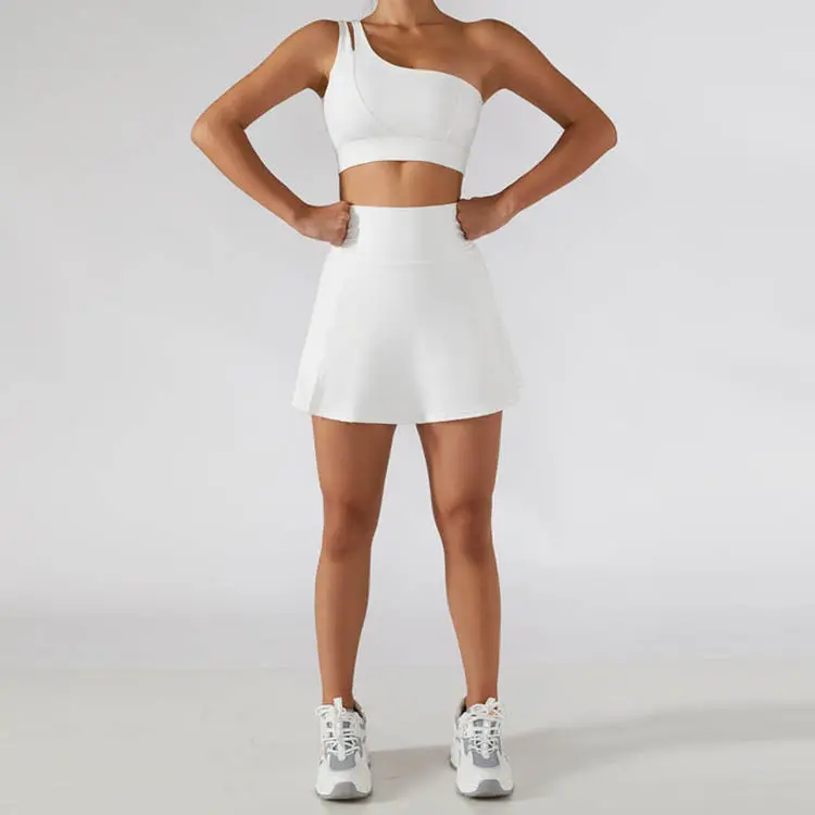 Atacado alta qualidade poliéster material tênis saias womens tênis shorts saias saia netball