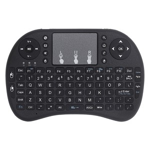 I8 Mini 2,4G inalámbrico USB teclado ratón Combo remoto de mano 3RGB LED retroiluminación para ordenador portátil PC Android TV Box Material plástico - Product Image 2