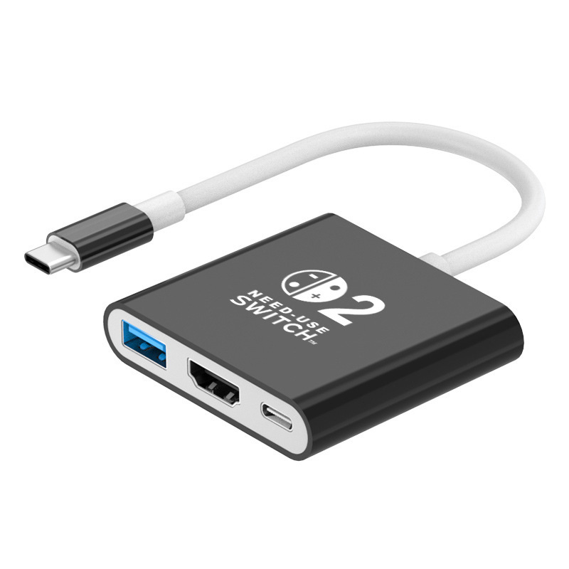 Switch 3 en 1 de deuxième génération2/1 noir et blanc-4k60hz
