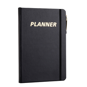 Libretas impresas con logotipo personalizado A5 A6 A4 diario de cuero duro planificador con Cuaderno de PU diario para estudiantes - Product Image 1
