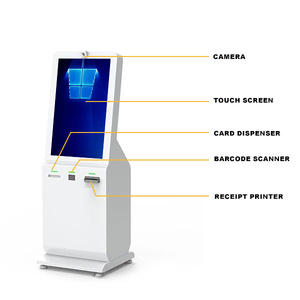 Sistema de gestión de colas de pedidos de autoservicio independiente Solución de cola de quiosco de boletos con escáner e impresora - Product Image 2