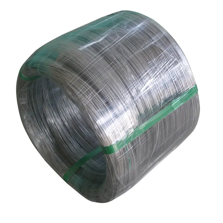 Scourer yapmak için özelleştirilmiş çinko kaplama galvanizli çelik tel 0.7mm 0.13mm 0.12mm
