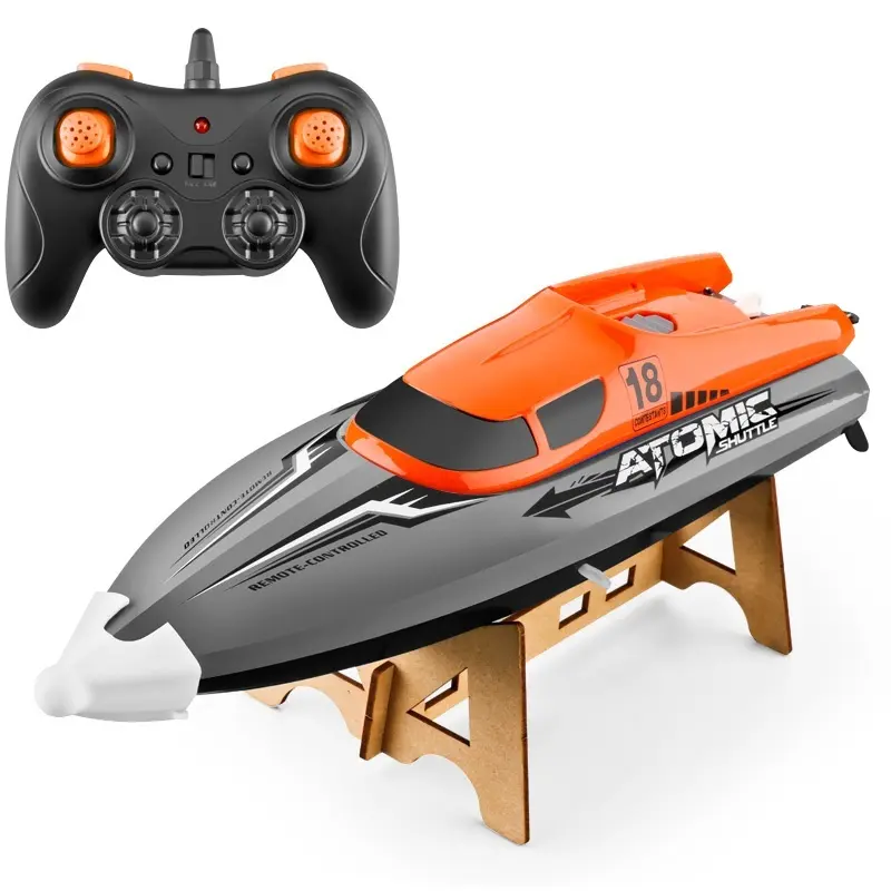 New cheap 5CH rc boat with high speed 25km/h 20min long play 180 degree flip rc tunnel boat