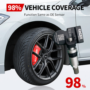 QQr 2-in-1 433MHz 315 MHz <strong>Programmable</strong> Tire Pressure Monitoring Sensor TPMS Universal Car Repair Tool 5V Voltage - Product Image 2