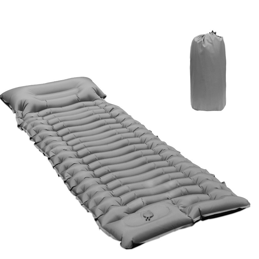 Gray inflatable cushion