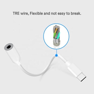 适用于安卓手机的xpup Hifi USB C型至3.5毫米音频插孔辅助耳机适配器转换器C型音频适配器 - Product Image 3