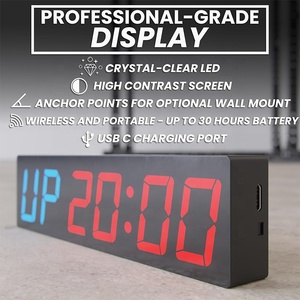 Großhandel Jhering 1 Zoll Sportuhr Timer Crossfit Fernbedienung programmierbarer Intervall Fitnessstudio-Uhr - Product Image 6