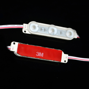 ความสว่างสูง 12V 3 ชิป Led โมดูลสำหรับ Led ป้าย IP67 โมดูล led กันน้ำพร้อมเลนส์