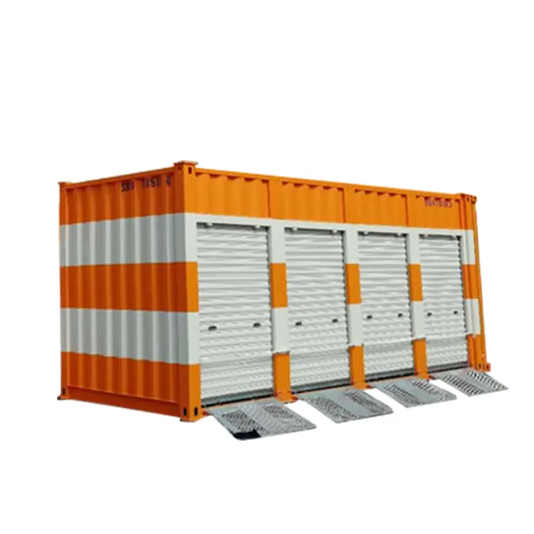 DFCU couleur personnalisée conteneurs de 20 pieds stockage de grande capacité conteneur personnalisé