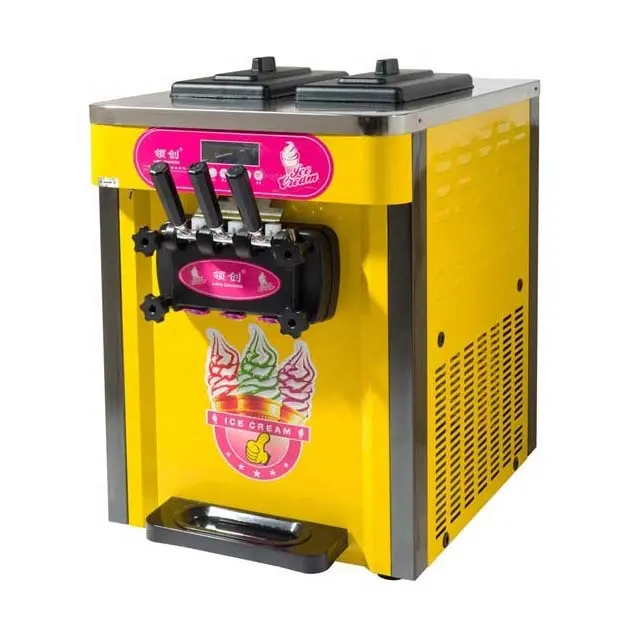 Máquina industrial de helados suaves, alta calidad, alta resistencia, Comercial