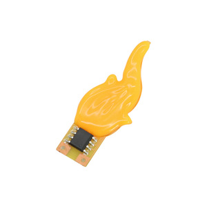 Flame Effect Fire Shape 3V 2200K Red Yellow Blue Green pink COB Filament <strong>LED</strong> Diode Chip for Candle Light - Product Image 1