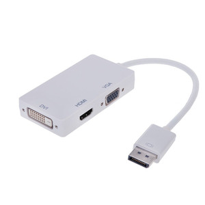 3合1显示dp至高清mi + dvi + vga适配器电缆 - Product Image 2