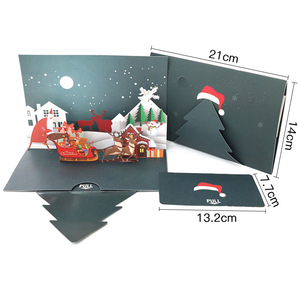 Hoparlör 3d pop afrika amerikan tebrik ve hediye keseleri light up kartı noel bambu doğum günü kartları kızı için ücretsiz kargo - Product Image 5