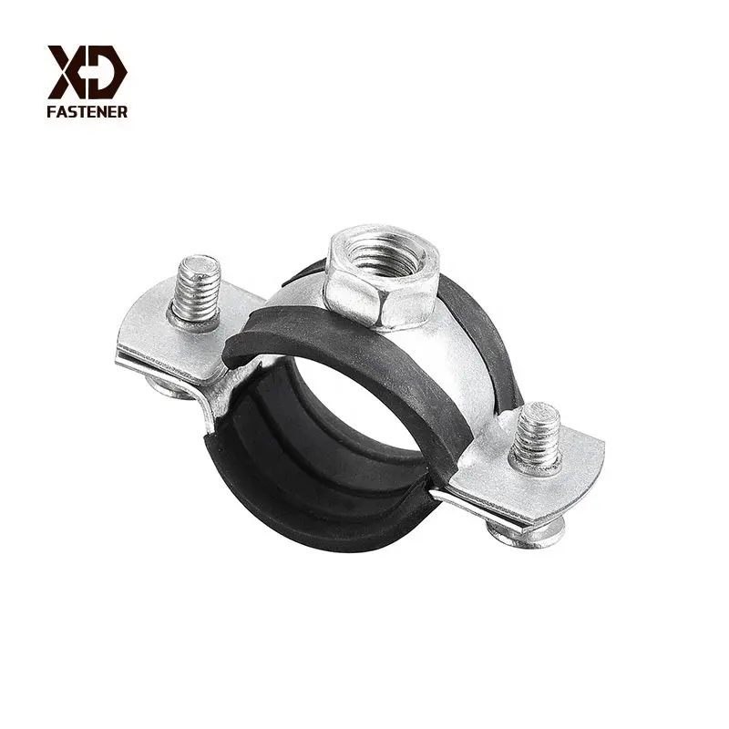 XD Fastener cung cấp ống thép kẹp với miếng đệm cao su có thể điều chỉnh ống khung kẹp