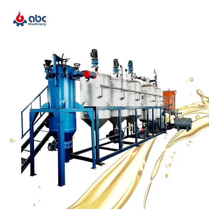 Low Cost Edible Oil Refinery Plant Cooking Oil Refinery Plant