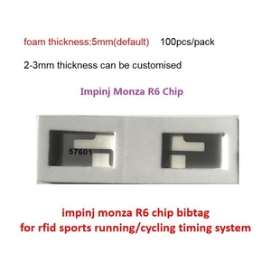 Smartrac ISO 18000 6C <strong>UHF</strong> Dogbone RFID Tag Sticker U8 Chip Disposable Adhesive Passive RFID <strong>Inlay</strong> for Inventory Tracking - Product Image 5