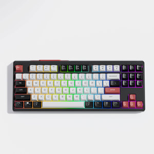 Teclado mecánico intercambiable en caliente de 87 teclas-Teclado inalámbrico RGB para juegos, diseño compacto 80% - Product Image 1