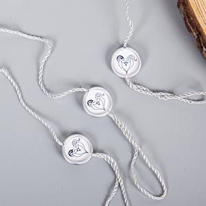 <strong>Custom</strong> Logo Hang <strong>Tag</strong> <strong>String</strong> Design Printed Features Hanging <strong>String</strong> Seal <strong>Tag</strong> for Clothes Shoes Bags Permanent Use - Product Image 4