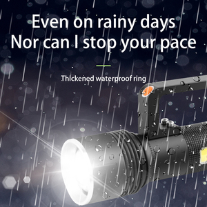 Di động công suất cao USB sạc <span class=keywords><strong>LED</strong></span> <span class=keywords><strong>Torch</strong></span> ánh sáng siêu sáng đèn pin với COB <span class=keywords><strong>LED</strong></span> nguồn không thấm nước cầm tay đèn lồng - Product Image 6