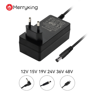 Merryking tùy chỉnh cung cấp điện AC Adapter 12V 24V 48V 4A 5A <span class=keywords><strong>6A</strong></span> Wall-Mount 65W cung cấp 12V 24V Đầu Ra Power Adapter - Product Image 3
