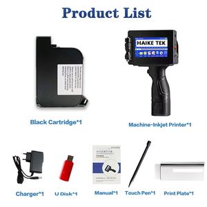 Mini Batch Code Tragbare Hand-Tinten strahl druckmaschine für schnell trocknende Batch-Codierer Ei Datum Verfalls nummer Datum TIJ - Product Image 6