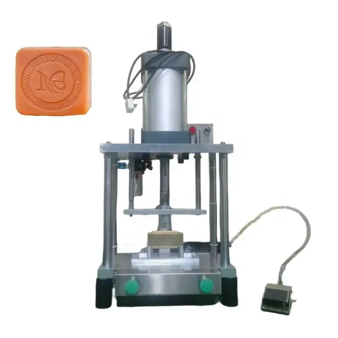 Hand soap logo printer stamper shaping Forming machine manual soap molding and stamping machine automatic