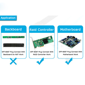 MINI SAS SFF-8087ไปยัง4 90 ° SATA ฮาร์ดดิสก์แบบแข็งคอมพิวเตอร์เซิร์ฟเวอร์ฮาร์ดดิสก์12Gbps สายข้อมูลบวกแกนทองแดงชุบเงิน - Product Image 5