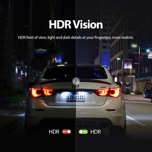 4K Ultra Clear <strong>LCD</strong> TFT <strong>Display</strong> Custom <strong>Reverse</strong> Flag for Dual Lens Car Dash Cam with ADAS APP Video Recorder - Product Image 5