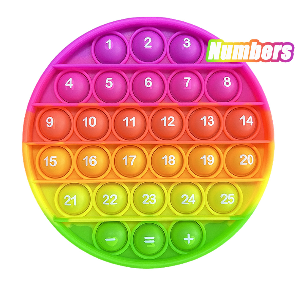 Cerchio di numeri rosa