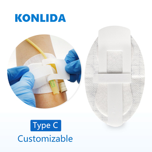 Alat fiksasi kanula IV medis, tempelan memperbaiki kateter kanular - Product Image 4