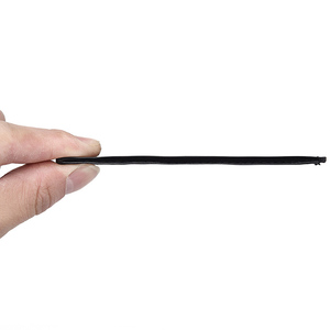 定制简约黑色男士简约皮革钱包复古风格，带信用卡和sim卡夹 - Product Image 4
