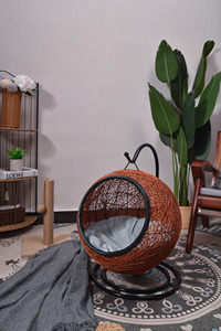 XH Ổ Giường Xoay Cho Chó Mèo Nhỏ Có Đệm, Võng Treo Trong Nhà Ngoài Trời, Hình Giọt Nước, Giỏ Thú Cưng Đứng KD - Product Image 5