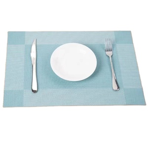 防滑垫餐垫PVC耐用餐桌编织垫框架Teslin杯垫 - Product Image 5